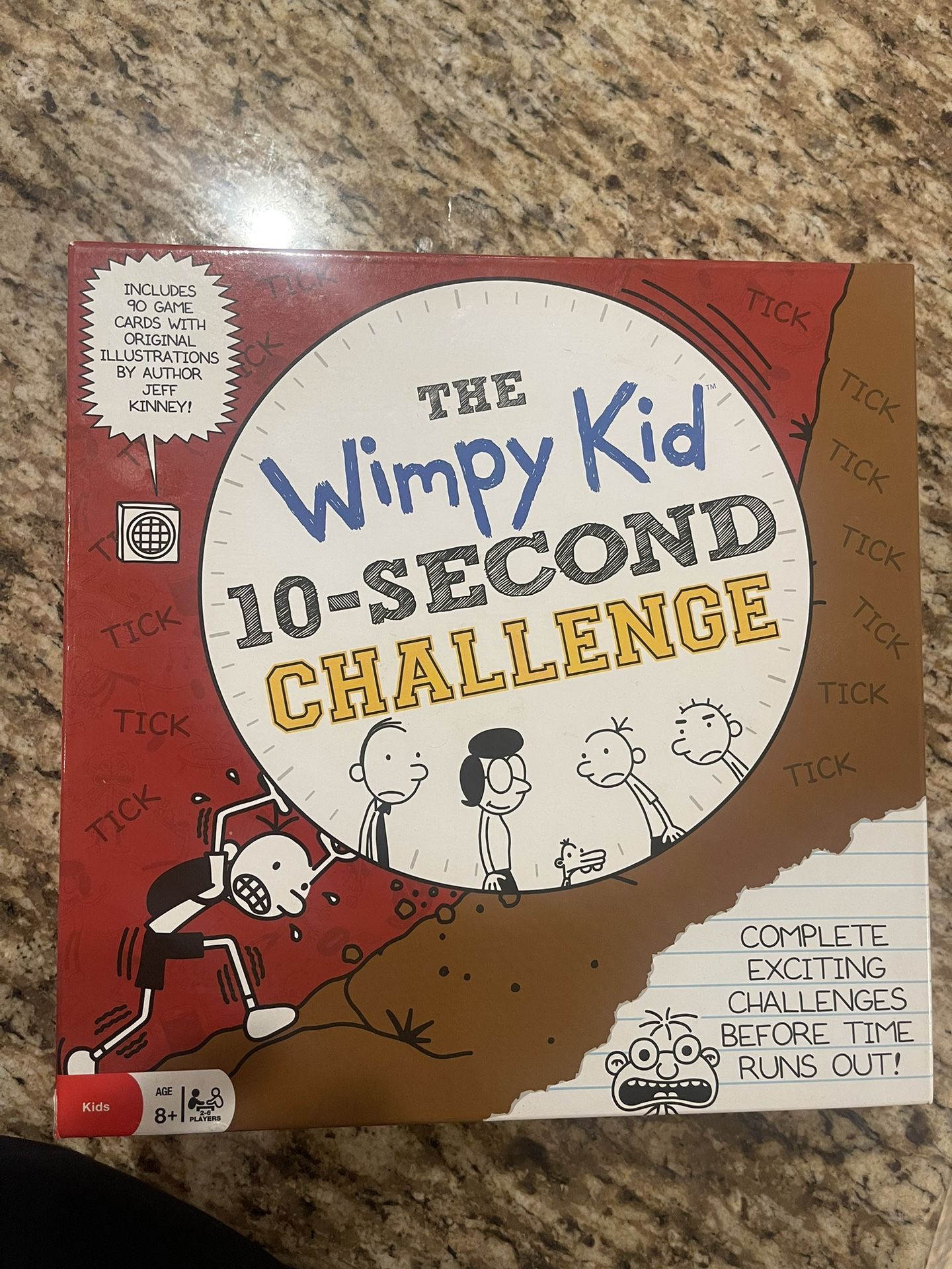 Wimpy Kid 10 Second Challenge Board Game