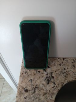 Samsung 15 With Green Protective Cover