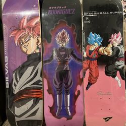 Goku Black Rose x Primitive Full Set Of (3 Decks) RARE NOS LIMITED.  "New”