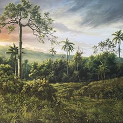 Michel Mico Cuban Artist Original Landscape Paintings
