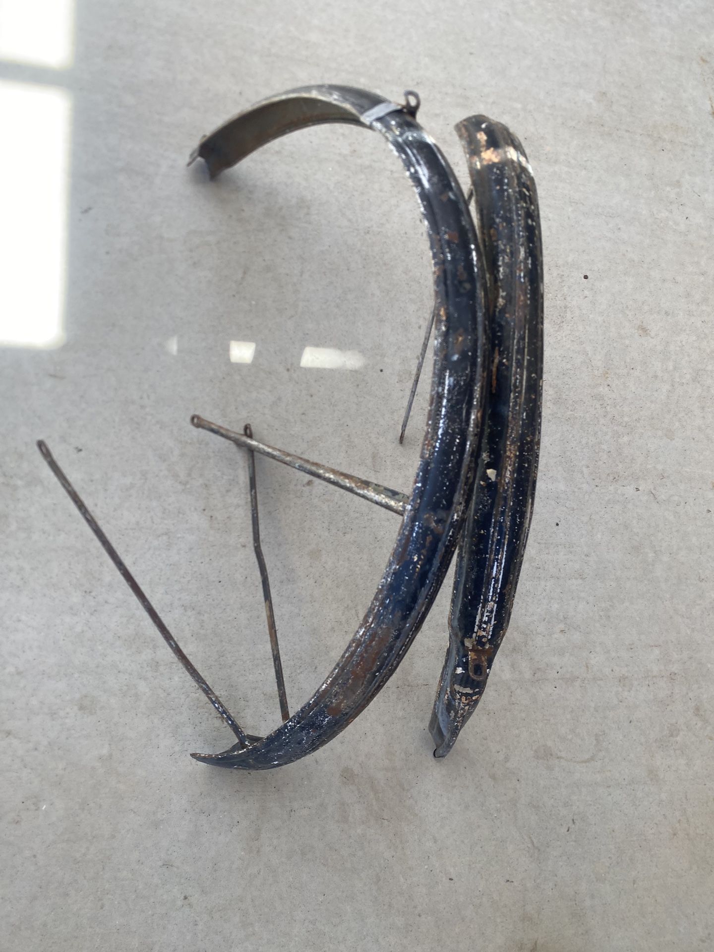 vintage Pre War Bicycle Fenders Og Paint