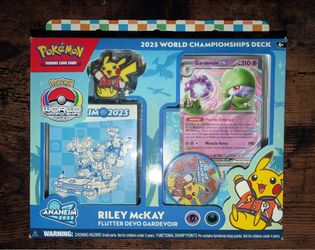 Pokemon 2025 World Championships Riley McKay Gardevoir Deck Sealed