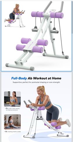 Ab workout adjustable machine