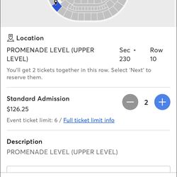 Twice concert tickets