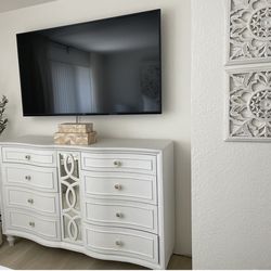 White Dresser $500 obo The knobs are from anthropology