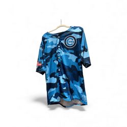 Official Chicago Cubs 2024 Limited Edition Blue Camo Jersey Jersey Cody Bellinger #24 SGA MLB Baseball Xtra large 