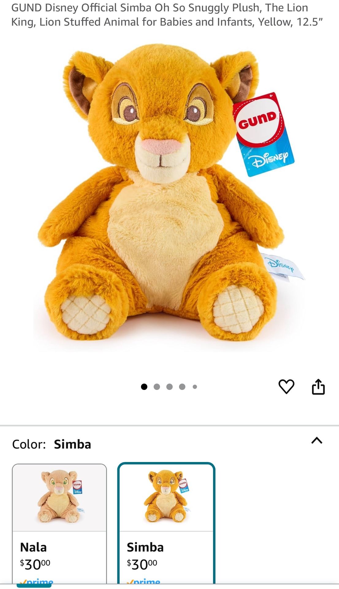 Simba Plush