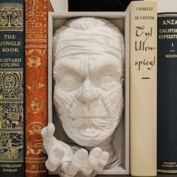 The Mummy Book Nook Bookend Fantasy Horror Decor Literature Halloween
