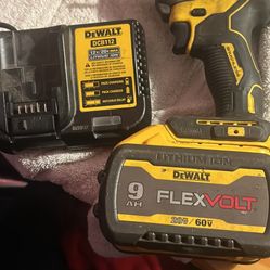 XMAS EVE $PECIAL$160 Dewalt 9.0 60v Battery , Impact, Charger
