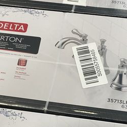 Delta Silverton 8 in. Widespread 2-Handle Bathroom Faucet in Chrome
