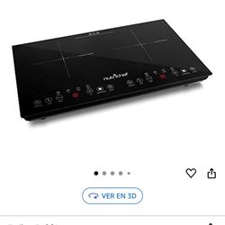 New electric stove. 2 burners.