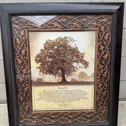 Living Life Framed Wall Art 