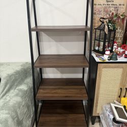 4-Shelf Ladder Bookshelf (2 Available) 