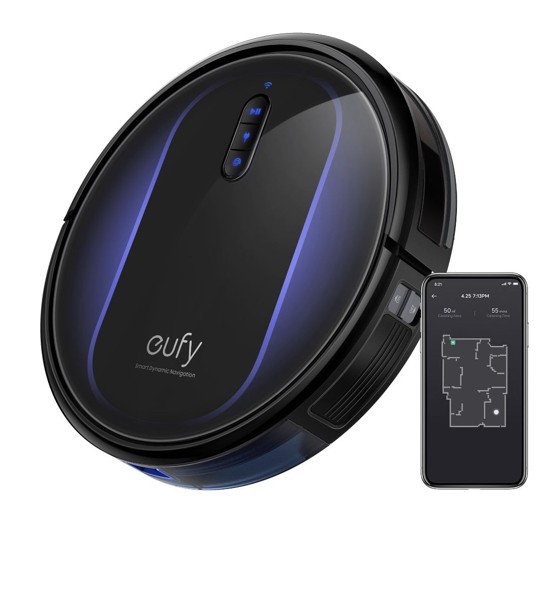 eufy Clean by Anker RoboVac G32 Pro Robot Vacuum with Home Mapping, 2000 Pa Strong Suction, Wi-Fi enabled, Ideal for Carpets, Hardwood Floors, and Pet