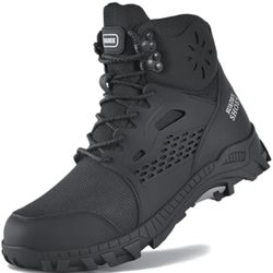 SUADEX Steel Toe Boots for Men Women Waterproof (N23)