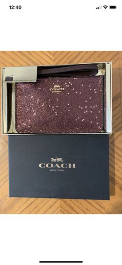 Coach Wristlet NIB Brown 