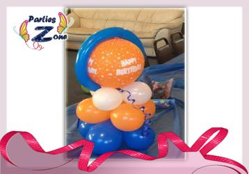 Birthday party balloons design