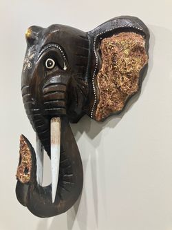 Elephant Boho Decor Set of 2 Bohemian Wall Art