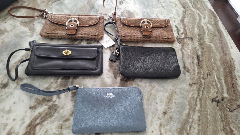 Coach Wristlets New 25$ each!