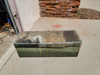 Vintage Wood Tool Box