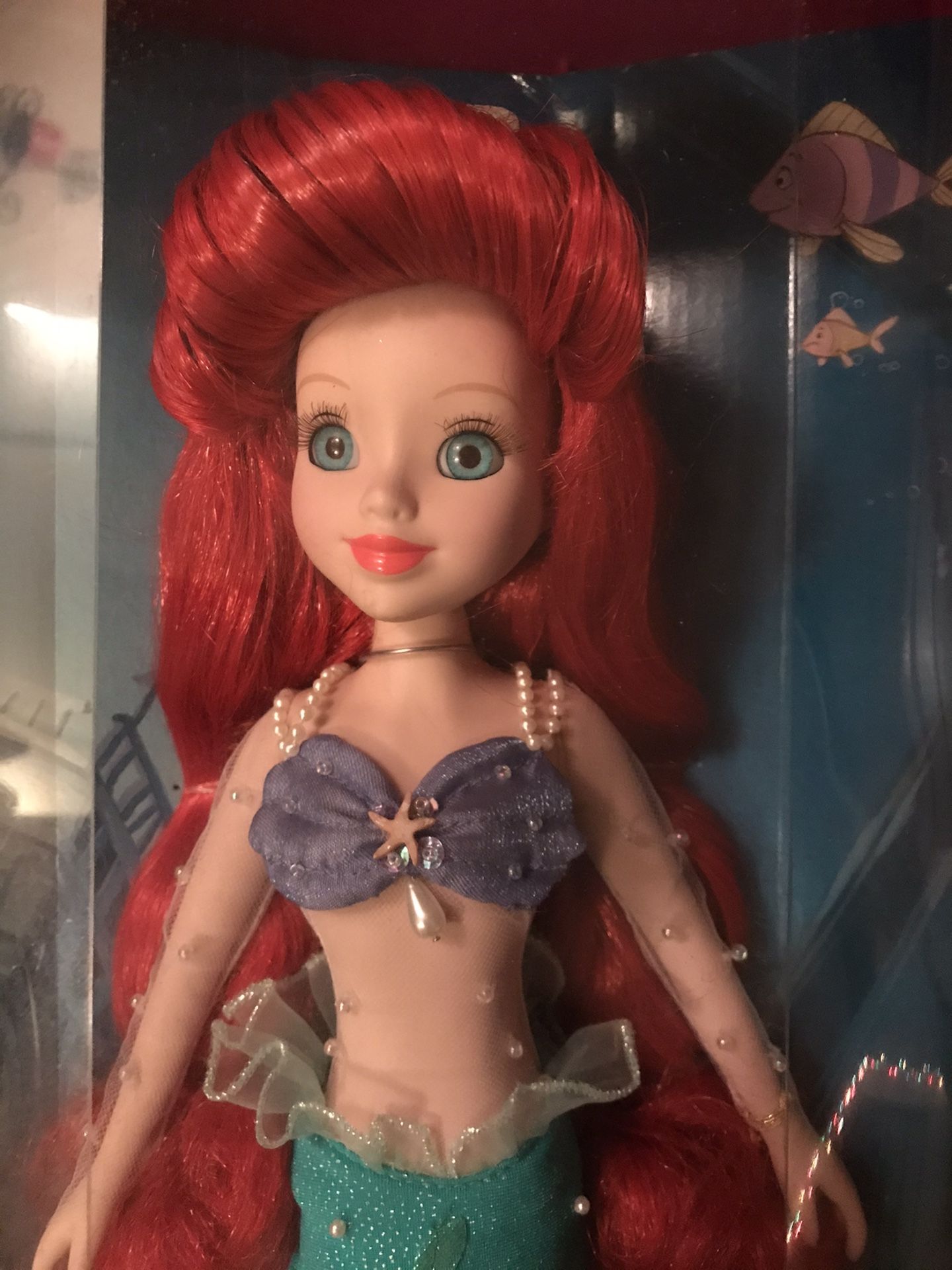 NIB Disney’s Ariel Little Mermaid Porcelain Keepsake Doll