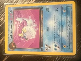 Pokémon Dark Vaporeon 45/82 Team Rocket 2000 Vintage