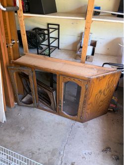 Free Upper cabinet with shelves and doors