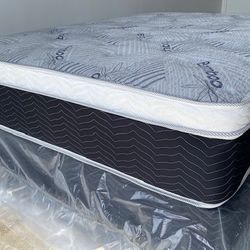 Full Euro Bamboo Pillow Top!•••