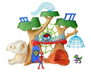 Spidey and HIS Amazing Friends Marvel Dino-Webs Treehouse Super Hero Playset