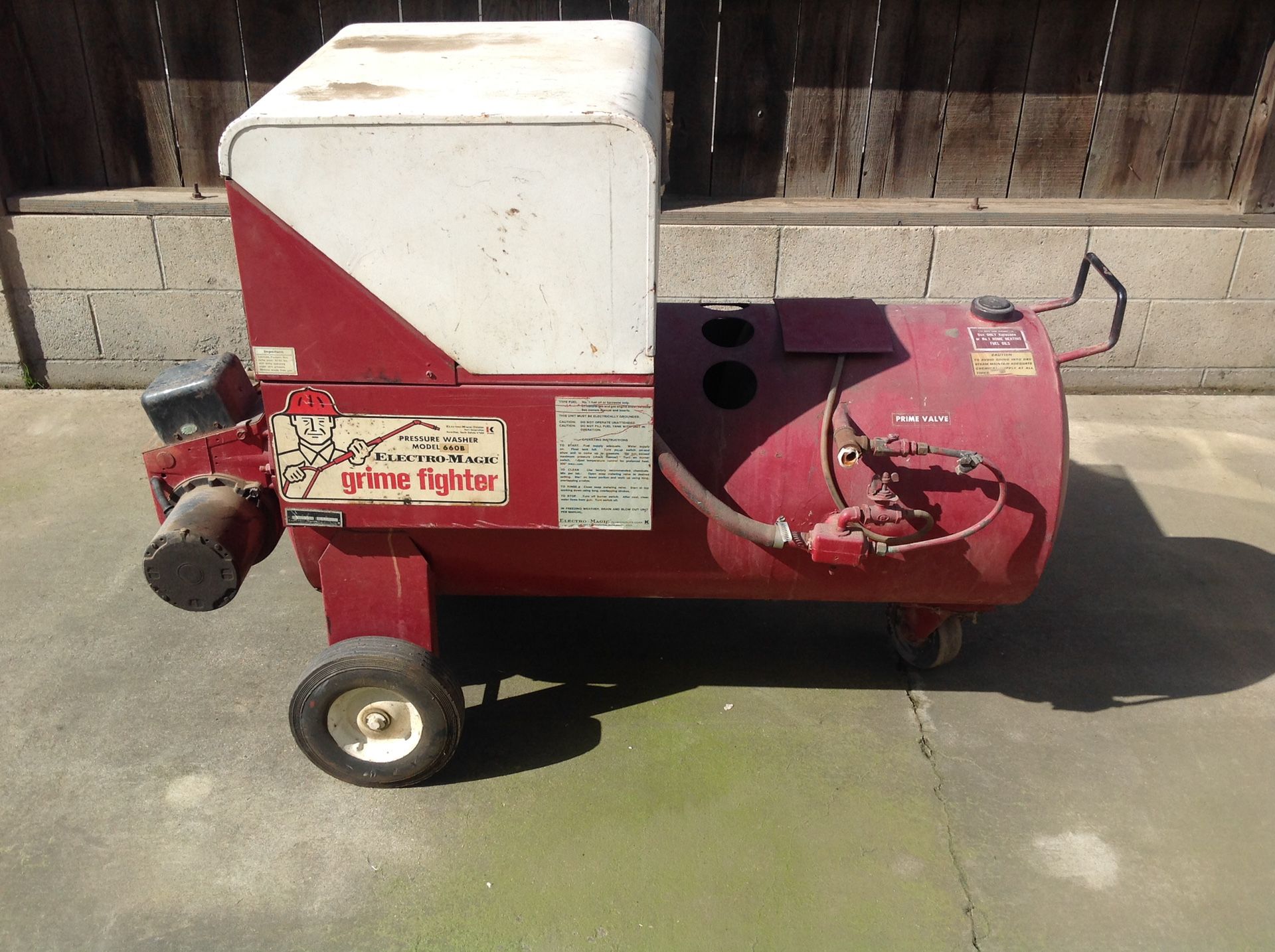 Electro Magic Grime Fighter Model 660b Pressure Washer