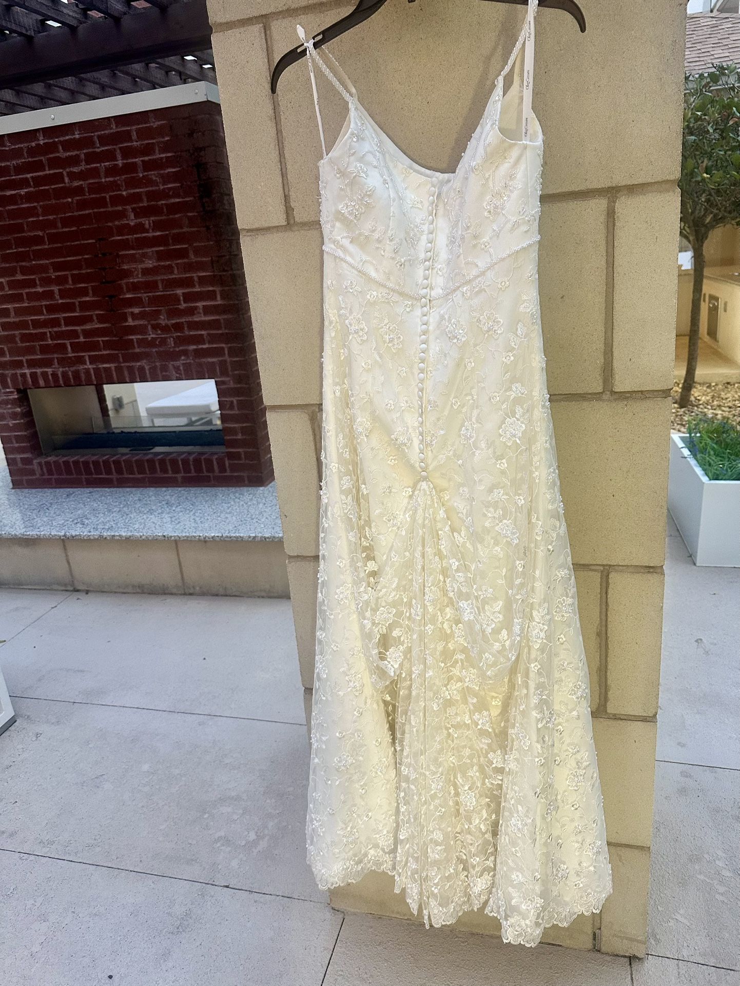 Wedding Dress Ivory Beaded Lace