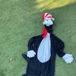 Cat In The Hat Costume Onesie 