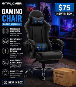 GTPLAYER GAME CHAIR NEW