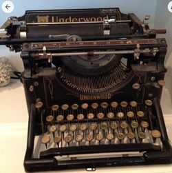 Antique Underwood Typewriter