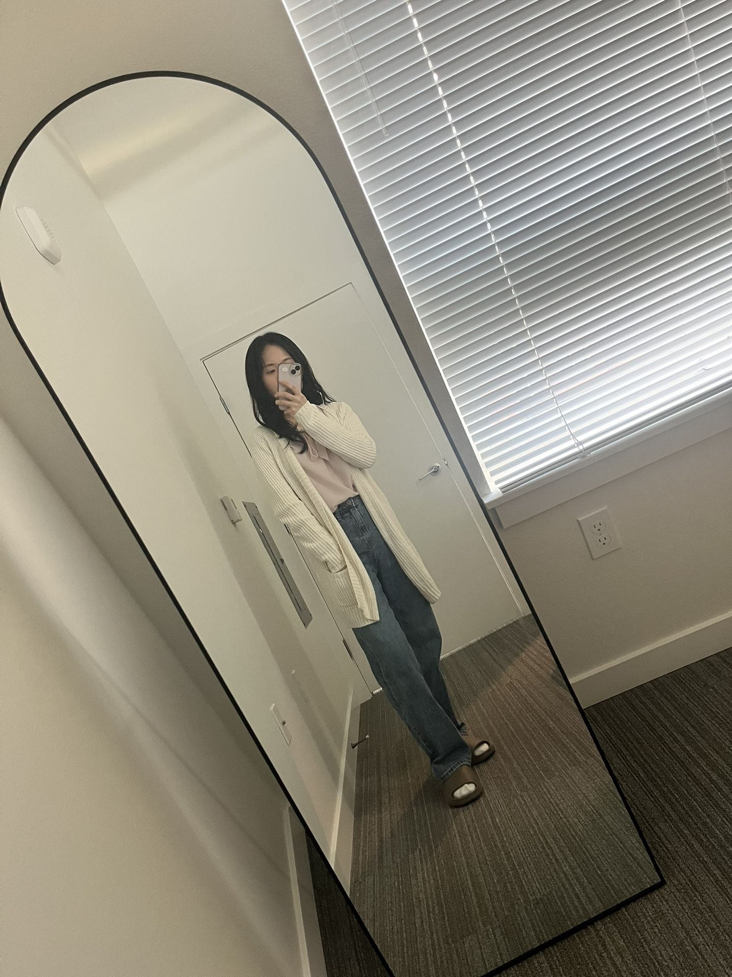 Long White Cardigan
