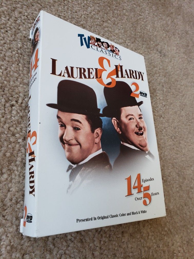 LAUREL AND HARDY DVD SET INCLUDES 14 EPISODES