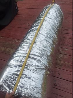 8in. x 8ft. R6 Insulated Flexible Duct Silver Jacket