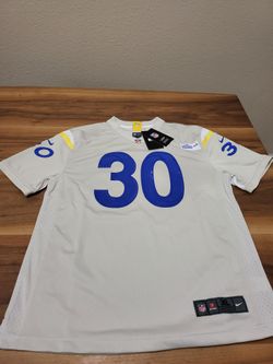 NWT Youth Los Angeles Rams Bond Gray On Field Jersey Player Todd Gurley Size XL