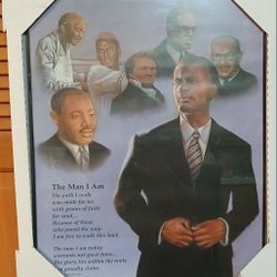 The Man I Am Framed Print