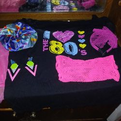 Halloween Costume- I Love The 80's