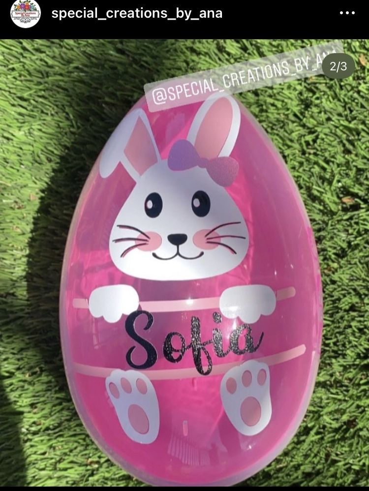 Personalized Jumbo Easter Eggs 🎉🐰 Order yours to your liking