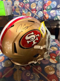 Autographed San Francisco 49ers Full-Size Football Helmet Jimmy Garoppolo Full cert