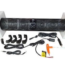 KEMIMOTO UTV Sound Bar 28-Inch 6 Speakers SXS Sound Bar Wireless Control Bluetooth-Compatible X3 Speakers Compatible with Polaris Can am Talon CForce 