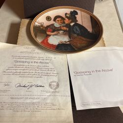 Norman Rockwell Plate