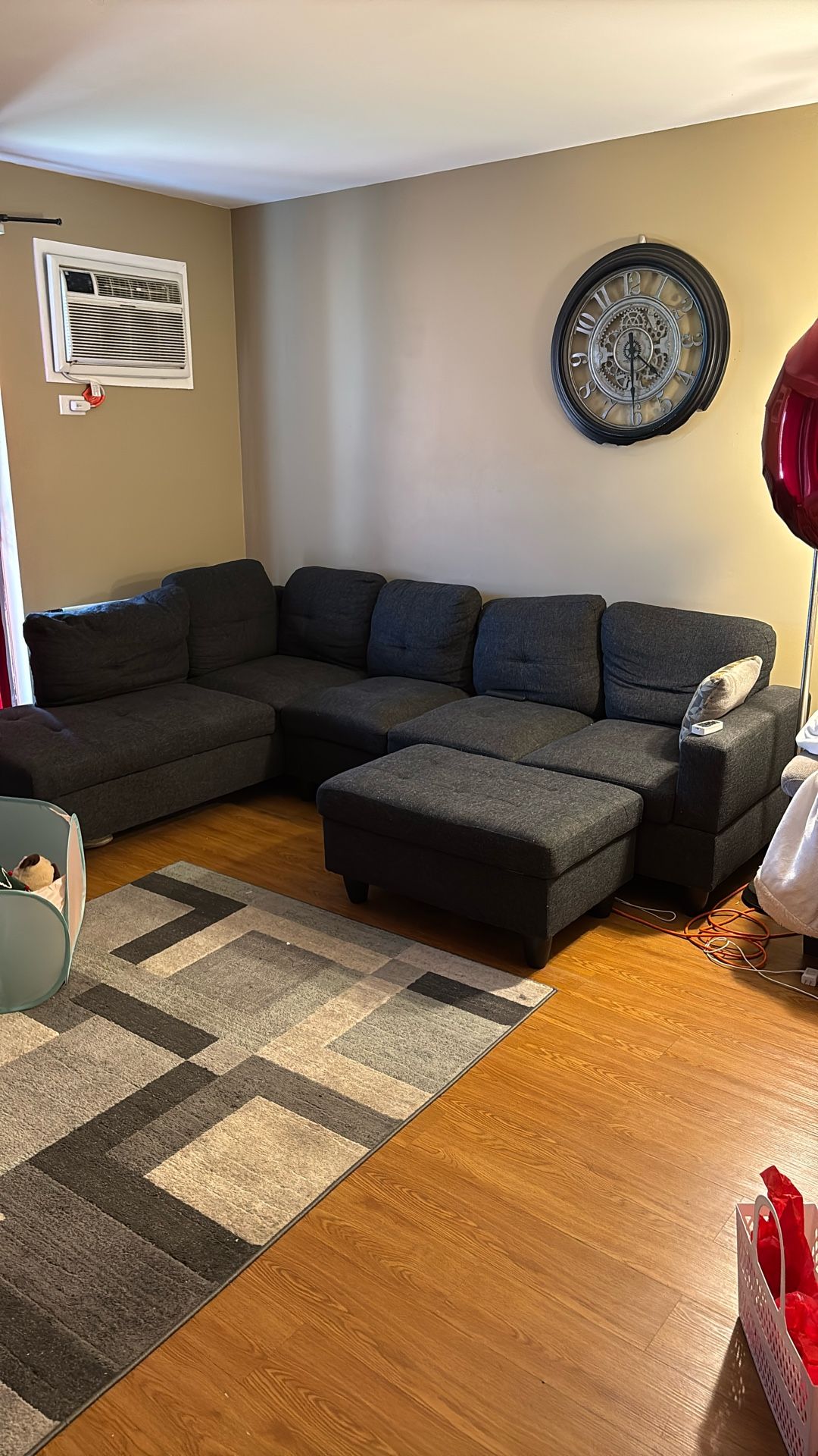 Sectional With Ottoman