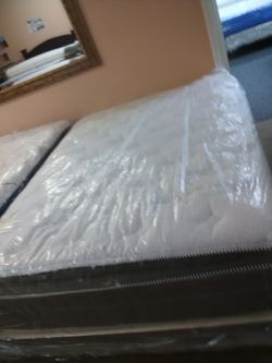 Blue Gel Memory foam Mattress Set