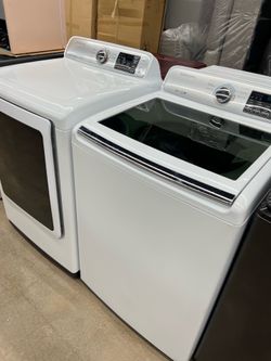 Extra large capacity washer and dryer