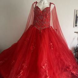 New Quince Red Dress Never Worn