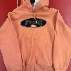 Supreme Inside Out Hoodie ‘Peach’ Size M