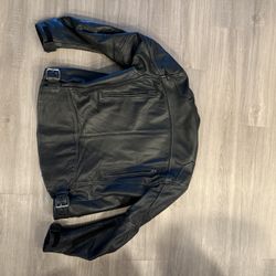 Leather Jacket, Motorcycle, Pads 